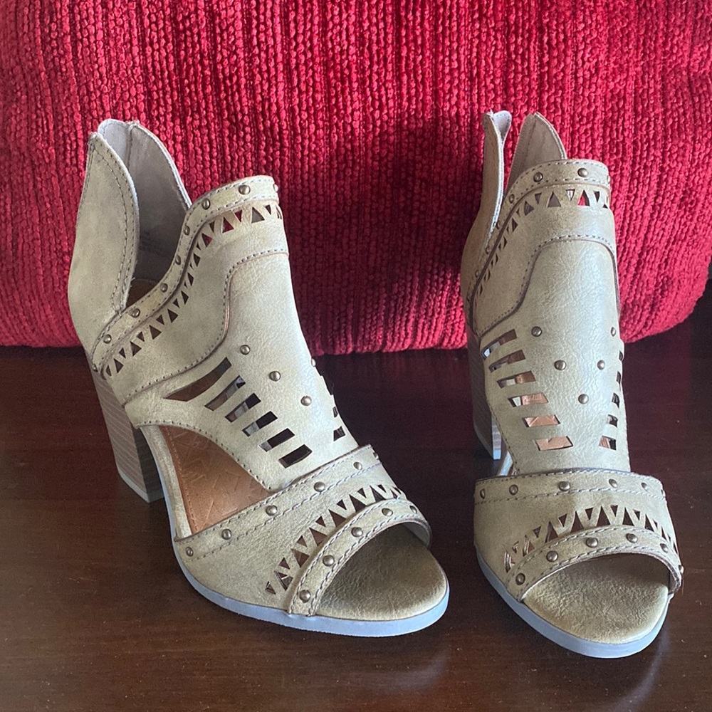 Open Toed Half Boots | Like New
